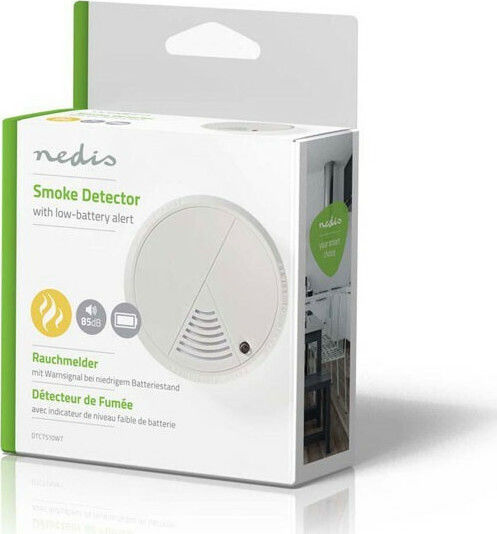 Nedis Autonomous Smoke Detector 85dB DTCTS10WT