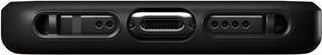 Nomad Rugged Back Cover Piele 2mm cu Curea Impermeabil Negru (iPhone 12 mini)