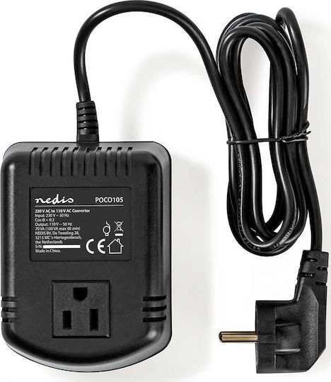 Nedis Universelles Netzadapter 0.9A mit Leistung 100W (POCO105)