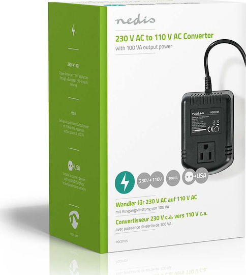 Nedis Universelles Netzadapter 0.9A mit Leistung 100W (POCO105)