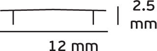 VK Lighting Καπάκι 12mm VK/K01/SLIM/W 75165-168264