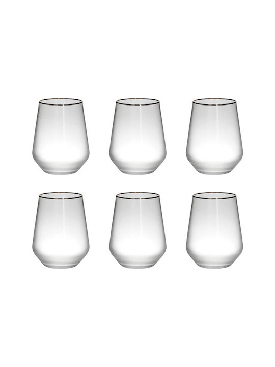 Click Set Gläser Whiskey aus Glas 425ml 6Stück