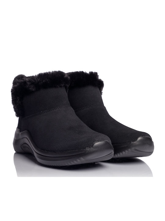 Go Midtown So Plush Suede Women's Chelsea Boots Black