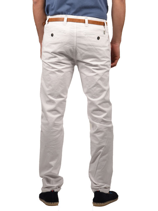 Presley Παντελόνι Chino σε Loose Εφαρμογή Λευκό