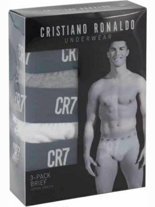 Cristiano Ronaldo Slipuri pentru bărbați Multicolor 3Pachet