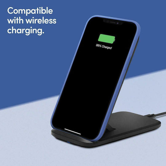 Spigen Cyrill Umschlag Rückseite Silikon Marineblau (iPhone 12 Pro Max)