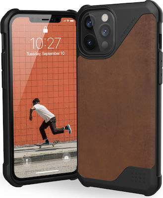 UAG Metropolis LT Umschlag Rückseite Leder Braun (iPhone 12 Pro Max) 11236O118380