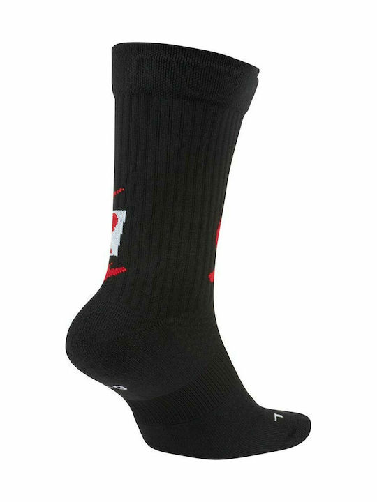 Jordan Legacy Jumpman Αθλητικές Κάλτσες Μαύρες