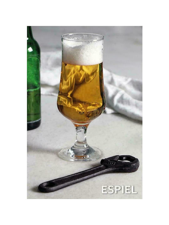 Espiel Tulipe Ποτήρι Μπύρας από Γυαλί Κολωνάτο 385ml