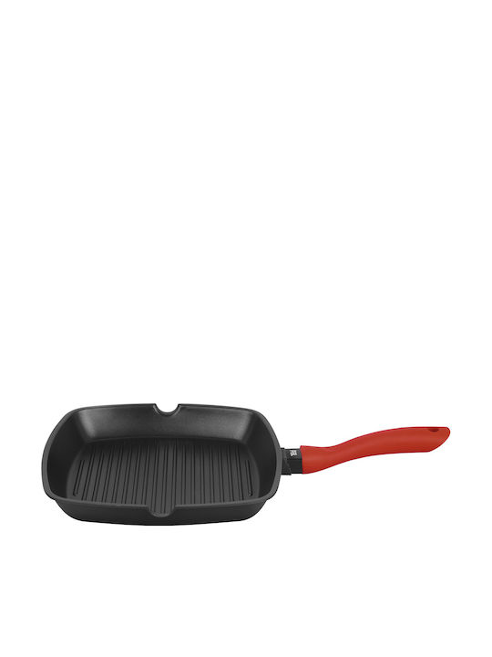 Pal Grill made of Aluminum with Non-Stick Coating Red 24cm