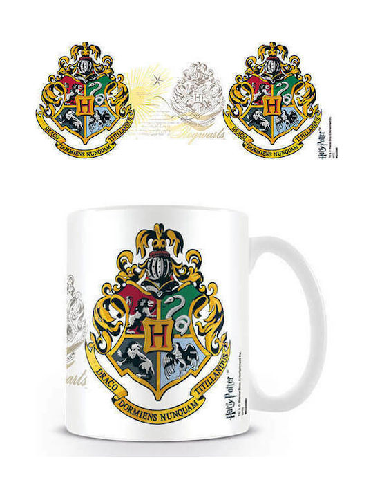 Pyramid International Hogwarts Crest (Harry Potter) Чаша Керамика Бяла 284мл