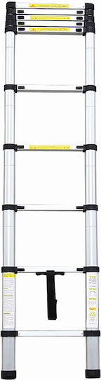 Bormann Pro Teleskopische Leiter Aluminium 8 Stufen mit maximaler Höhe 2.6m BHL5010 029571