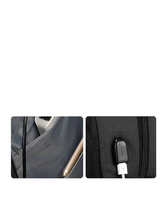 Tigernu T-B3399 Wasserdichte Rucksack Für Laptop 15.6 Mit USB-Anschluss In Schwarz Farbe