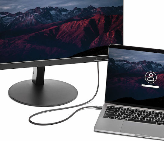 StarTech Thunderbolt 3 Cable Μαύρο 1m (TBLT3MM1M)