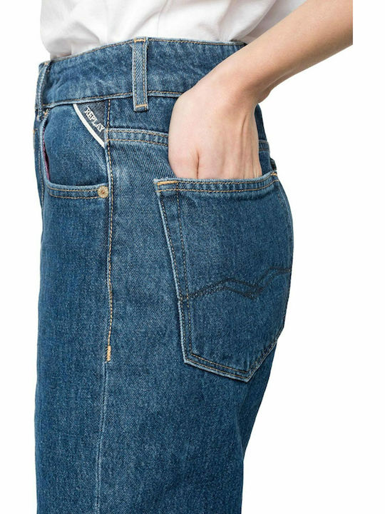 Tyna Ψηλόμεσο Γυναικείο Jean Παντελόνι σε Mom Εφαρμογή