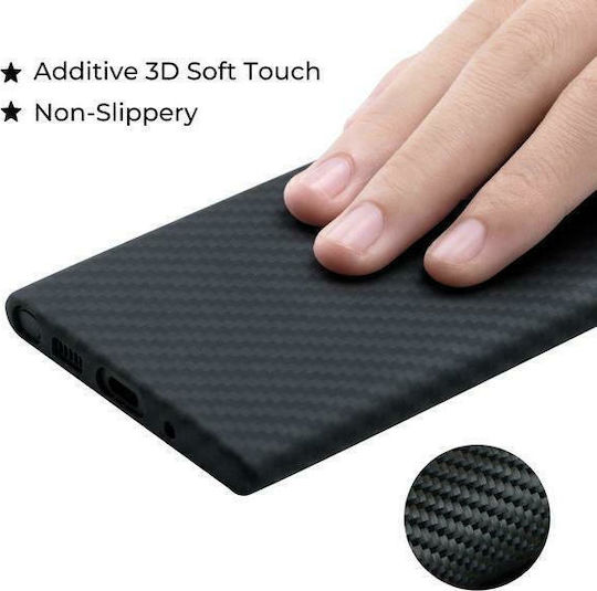 Pitaka Magcase Aramid Kevlar Back Cover Aramid Fiber 0.85mm Μαύρο (Galaxy Note 20)