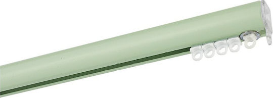 Zogometal Μεταλλικό Κουρτινόξυλο CP0430 Μονό Φ25mm 160εκ. Φυστικί CP0430
