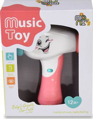 Moni Hammer Toy Σφυρί with Music for 12++ Months