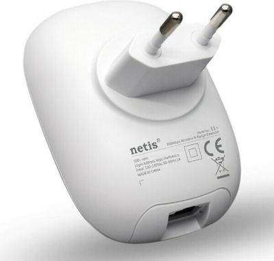 Netis E1+ White WiFi Extender Single Band (2.4GHz) 300Mbps