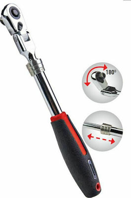 Benman Telescopic Ratchet 1/4" 20cm with 72 Blades