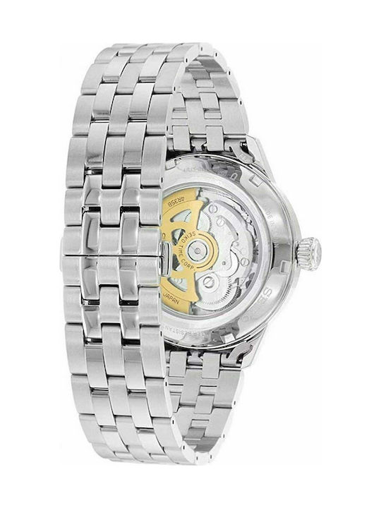 Seiko Presage Ceas Bărbătesc 40.5mm Automat cu Argintie Brățară Metalică