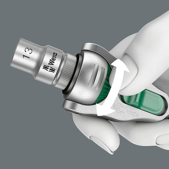 Wera Καστάνια Σπάστη 8000 C Zyklop Speed 72 Δοντιών με Καρέ 1/2" Μήκους 31εκ.