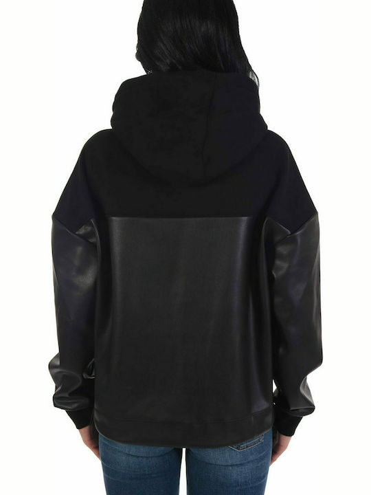 Karl Lagerfeld Women's Hooded Sweatshirt Black 206W1805-999