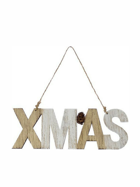TnS Christmas Wooden Figure inscription Red Height 8cm