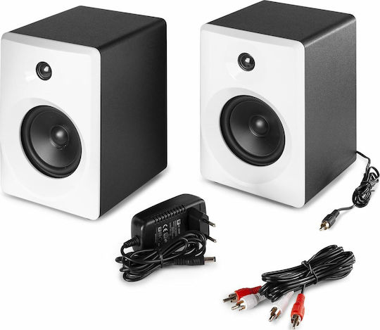 Vonyx SMN40W Difuzoare Studio Monitor 4" 50W Pereche Alb