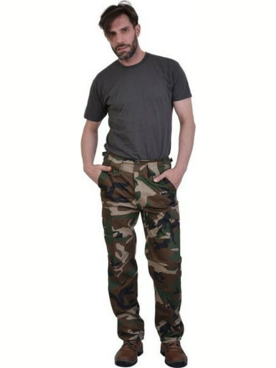 Ergo Pantaloni Militari American Varianta americană în Culoare Kaki