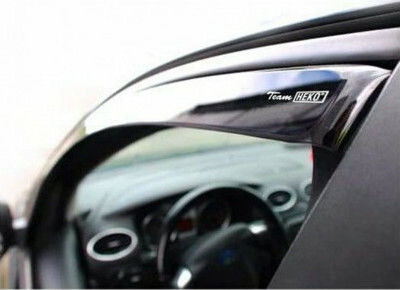 Heko Set of Windbreakers Front Car Dark Fime for Hyundai Accent 2pcs