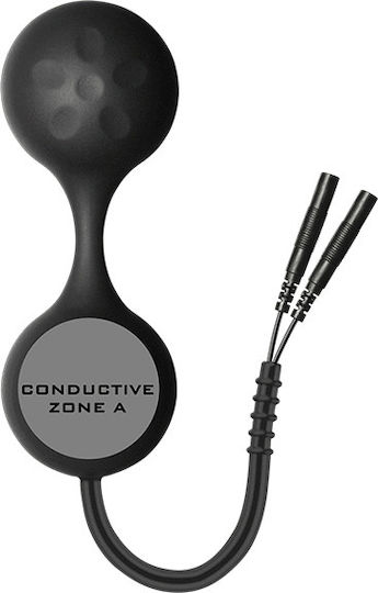 Electrastim Silicone Noir Lula Electro Jiggle Kegel Balls Вагинални топки с вибрация Черен