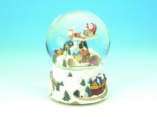 Christmas Snowball with Santa Claus 12x12cm