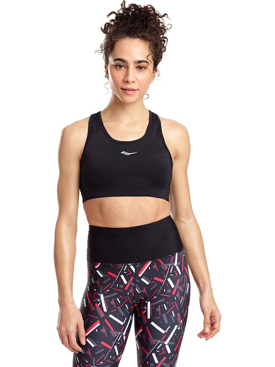 Skyrocket Women's Sports Bra without Padding Black