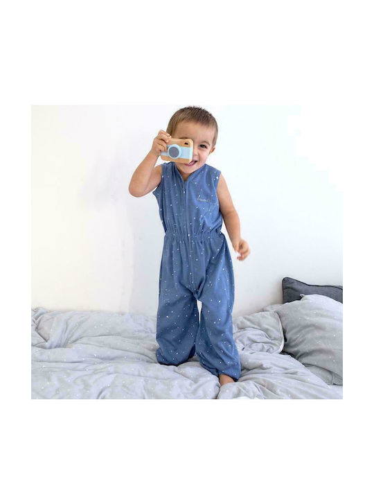 Bemini Winter Sleeping Bag with Feet Magic Bag 3 Tog Blue with Detachable Sleeves