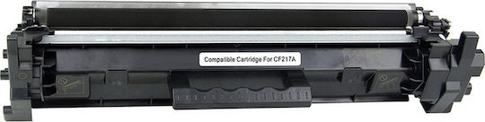Συμβατό Toner για Laser Εκτυπωτή HP 17A CF217A 1600 Σελίδων Μαύρο με Chip