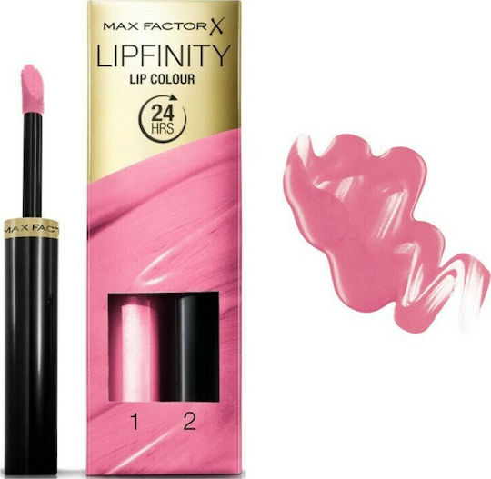 Max Factor Lipfinity Lip Colour Long Lasting Liquid Lipstick Sheer 022 Forever Lolita 4.2gr