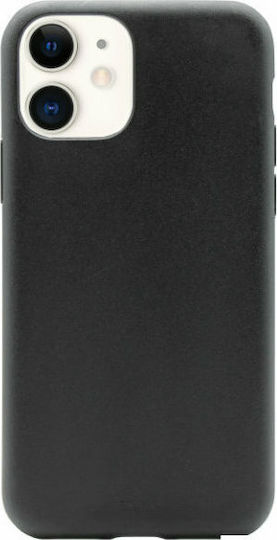 Puro Eco Back Cover Σιλικόνης Μαύρο (iPhone 12 mini)