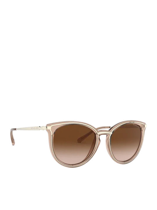 Michael Kors Brisbane Feminini Ochelari de soare cu Auriu Cadru și Maro Degrade Polarized Lentilă