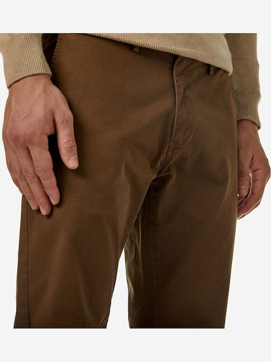 Trousers Chino in Slim Fit Brown