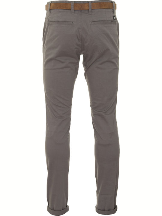 Παντελόνι Chino Ελαστικό σε Slim Εφαρμογή Γκρι