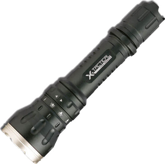 Alpin Rechargeable Flashlight LED IPX4 with Maximum Brightness 160lm 2 x CR123