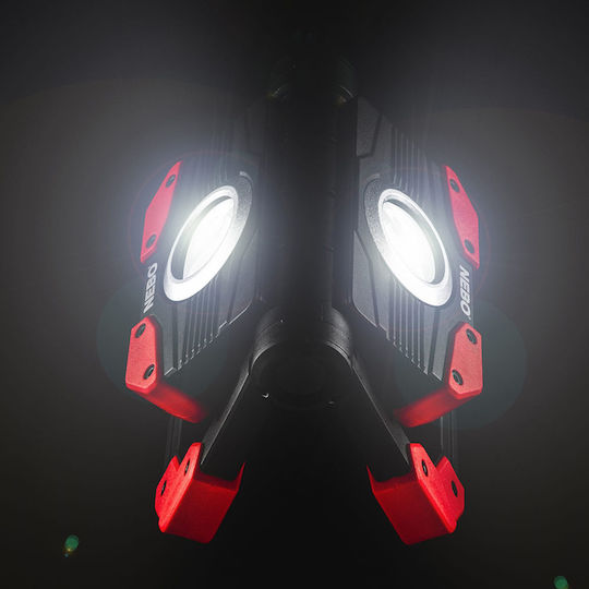 Nebo Rechargeable Jobsite Light LED IPX4 with Brightness up to 2000lm Omni 2K