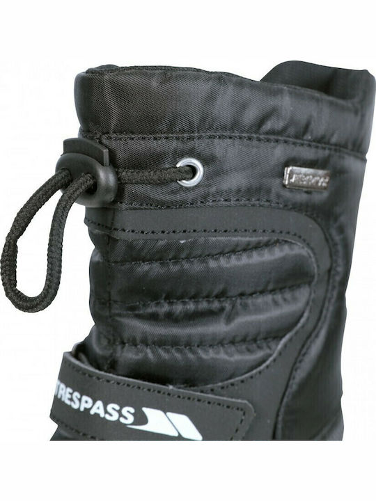 Dodo Kids Snow Boots with Laces Black
