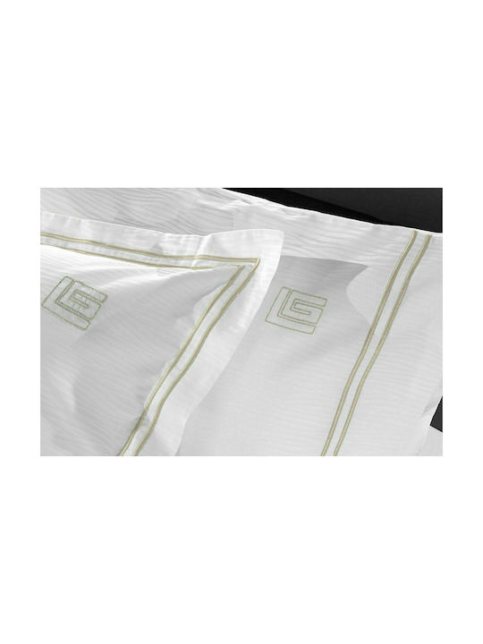 Guy Laroche St.Tropez Pillowcase Set Oxford Beige 52x72cm.