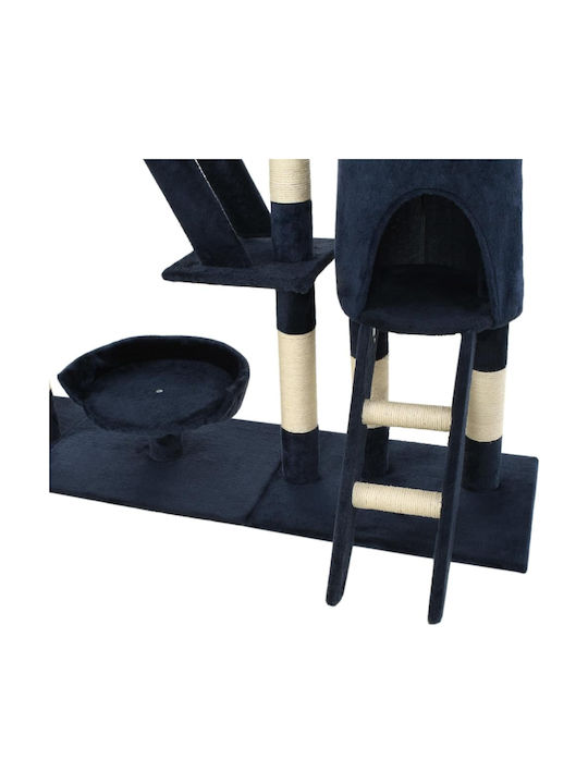 vidaXL Scratching Post Cat Trees Blue Ceiling 7 levels 147x35x250cm
