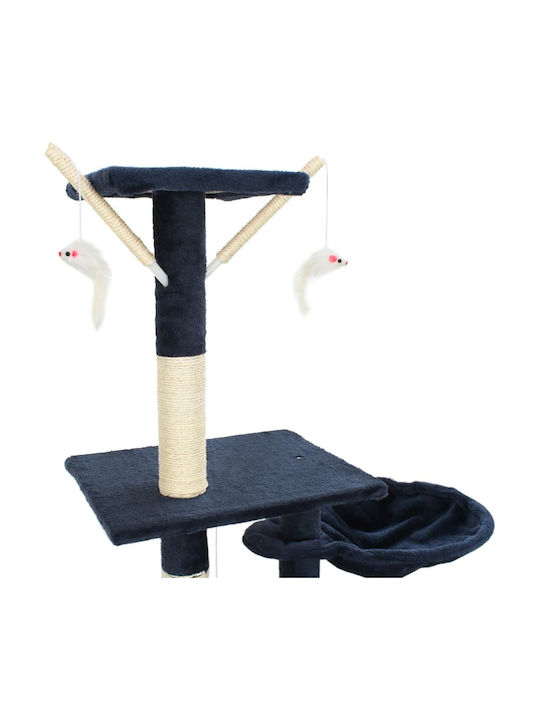 vidaXL Scratching Post Cat Trees Blue Ceiling 7 levels 147x35x250cm