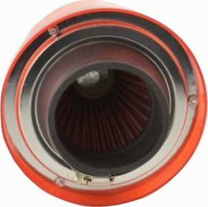 Auto Gs Filtru de aer Pâlnie Tip deschis Conică Universal FKIK14009 Φ77 Roșu