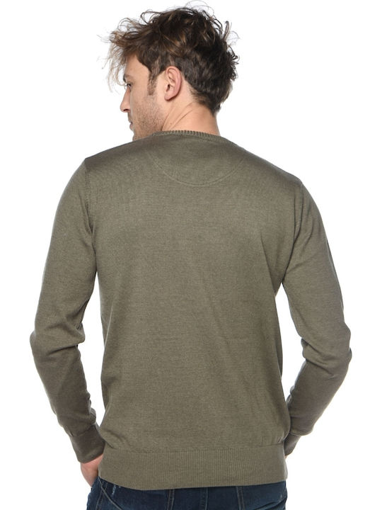 Camaro Men's Long Sleeve Sweater Khaki