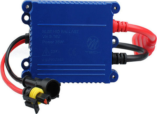 M-Tech Xenon Σετ Φωτισμού Αυτοκινήτου H4 35W 12V 6000K Ψυχρό Λευκό